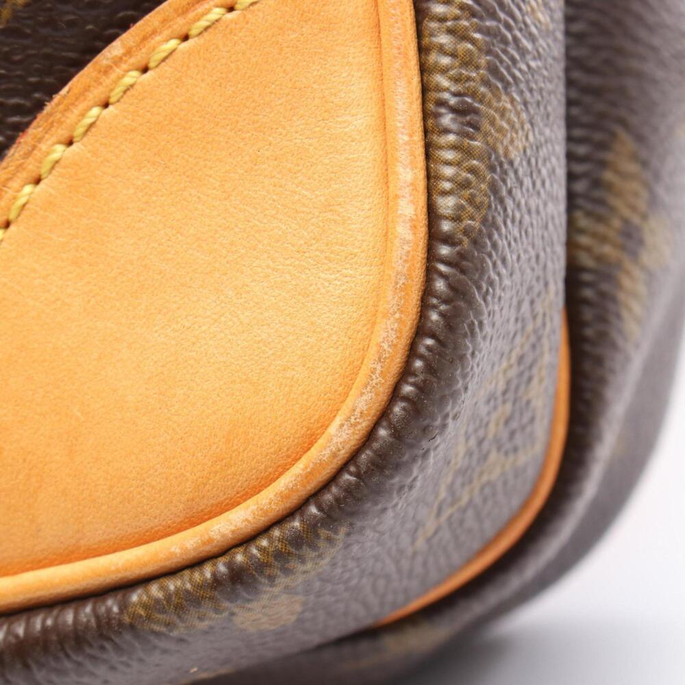 LOUIS VUITTON Brown Monogram Leather Shoulder Bag - Picture 8 of 9